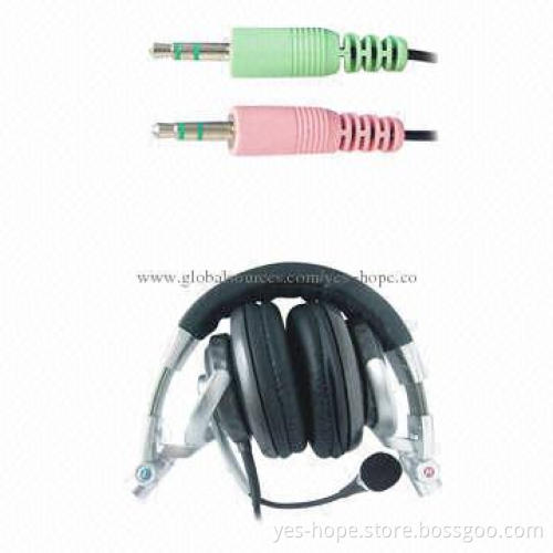 Fashionable Design Folded Wired Computer Headset